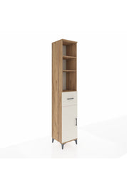 Hyperion Dolap 4 Raflı Tek Çekmeceli Tek Kapaklı 44x44x243 - S64M078V7B