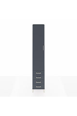 Hyperion Dolap 3 Raflı 4 Çekmeceli Tek Askılı 44x44x243