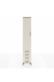 Hyperion Dolap 3 Raflı 4 Çekmeceli Tek Askılı 44x44x243 - S64M079V7B