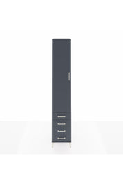 Hyperion Dolap 5 Raflı 4 Çekmeceli Tek Kapaklı 44x44x243 - S64M080V5B