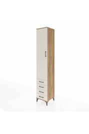 Hyperion Dolap 5 Raflı 4 Çekmeceli Tek Kapaklı 44x44x243 - S64M080V7B