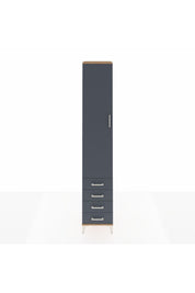 Hyperion Dolap 5 Raflı 4 Çekmeceli Tek Kapaklı 44x44x243 - S64M080V8B