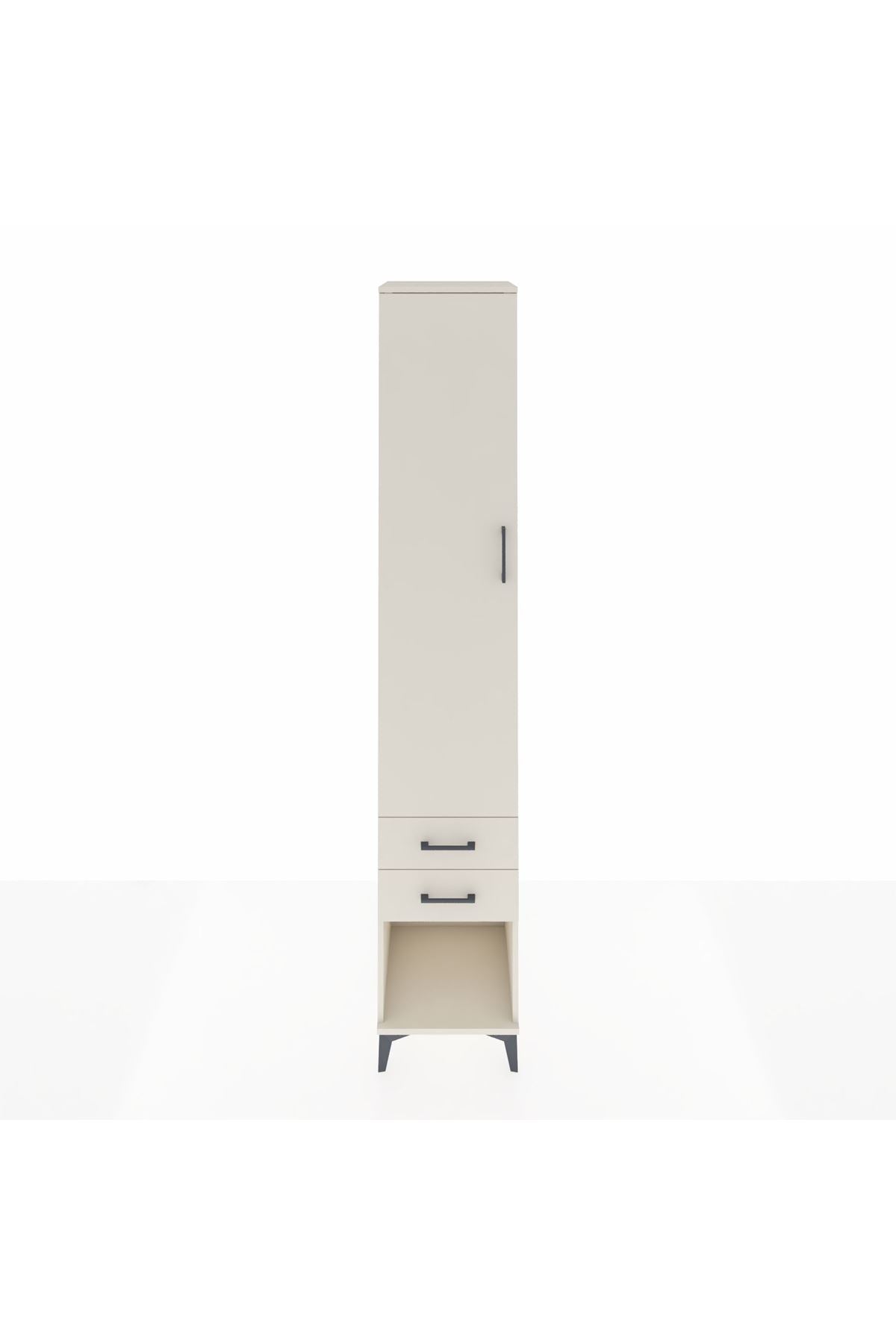 Hyperion Dolap 3 Raflı 2 Çekmeceli Tek Askılı 44x44x243 - S64M081V1B