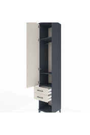 Hyperion Dolap 3 Raflı 2 Çekmeceli Tek Askılı 44x44x243 - S64M081V4B