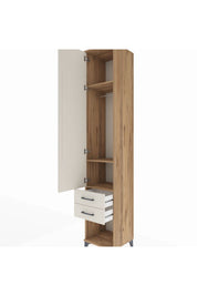 Hyperion Dolap 3 Raflı 2 Çekmeceli Tek Askılı 44x44x243 - S64M081V7B