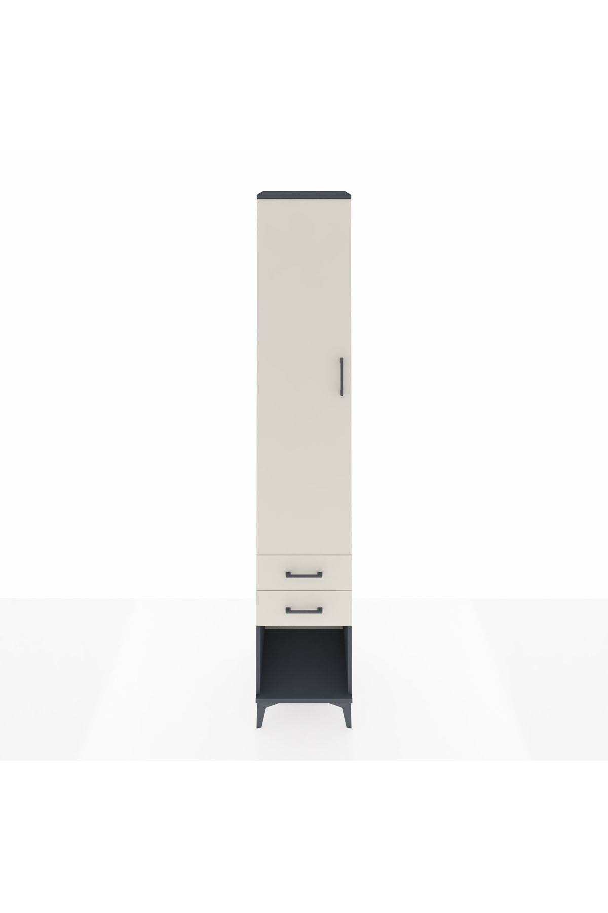 Hyperion Dolap 5 Raflı 2 Çekmeceli Tek Kapaklı 44x44x243 - S64M082V4B