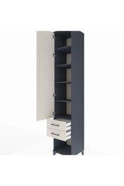 Hyperion Dolap 5 Raflı 2 Çekmeceli Tek Kapaklı 44x44x243 - S64M082V4B