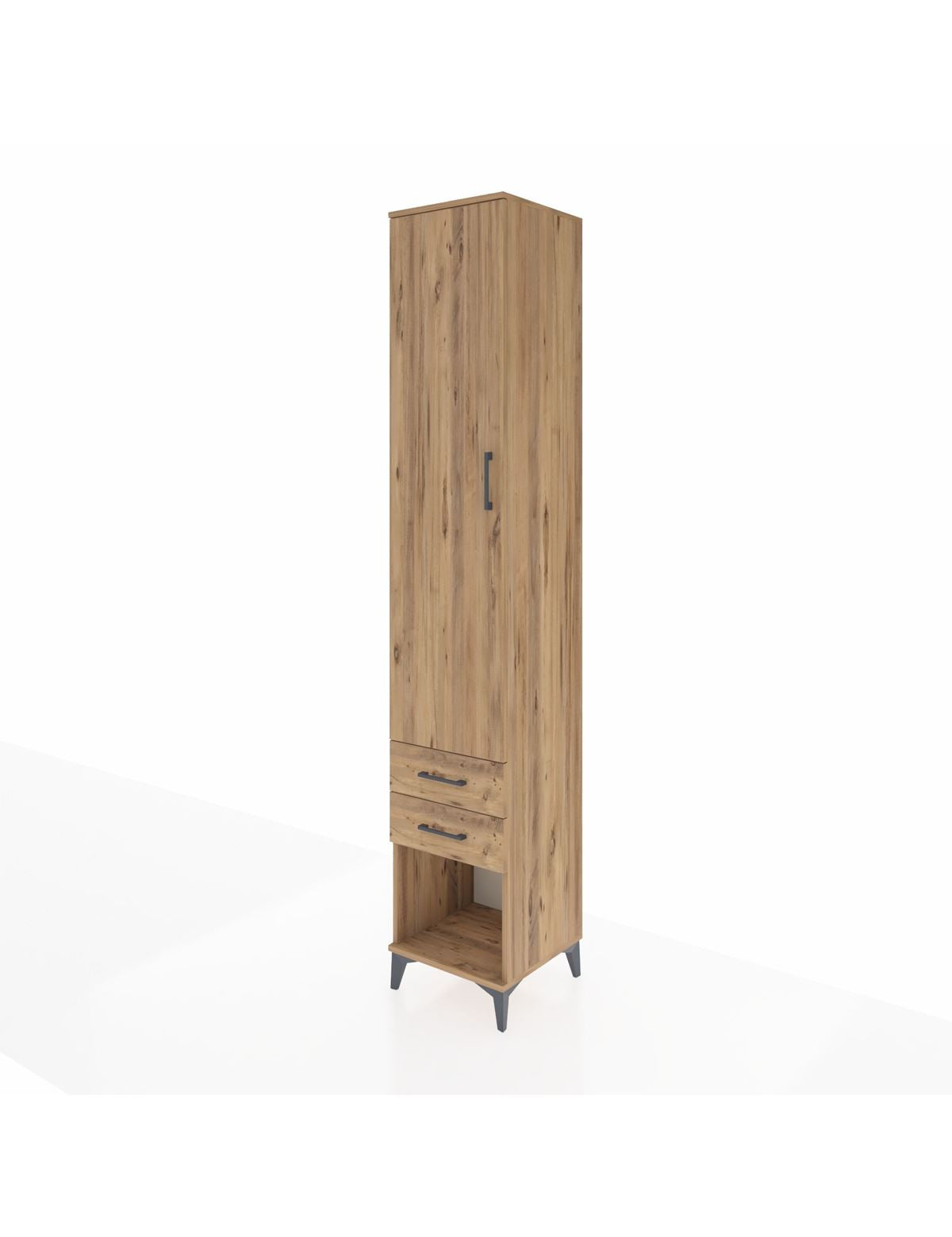 Hyperion Dolap 5 Raflı 2 Çekmeceli Tek Kapaklı 44x44x243 - S64M082V9B