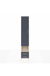 Hyperion Dolap 4 Raflı 2 Çekmeceli Tek Askılı 44x44x243 - S64M083V2B
