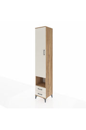 Hyperion Dolap 4 Raflı 2 Çekmeceli Tek Askılı 44x44x243 - S64M083V7B