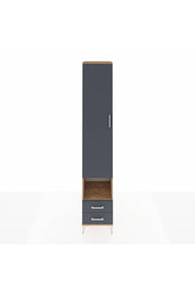 Hyperion Dolap 4 Raflı 2 Çekmeceli Tek Askılı 44x44x243 - S64M083V8B