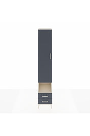 Hyperion Dolap 6 Raflı 2 Çekmeceli Tek Kapaklı 44x44x243 - S64M084V2B
