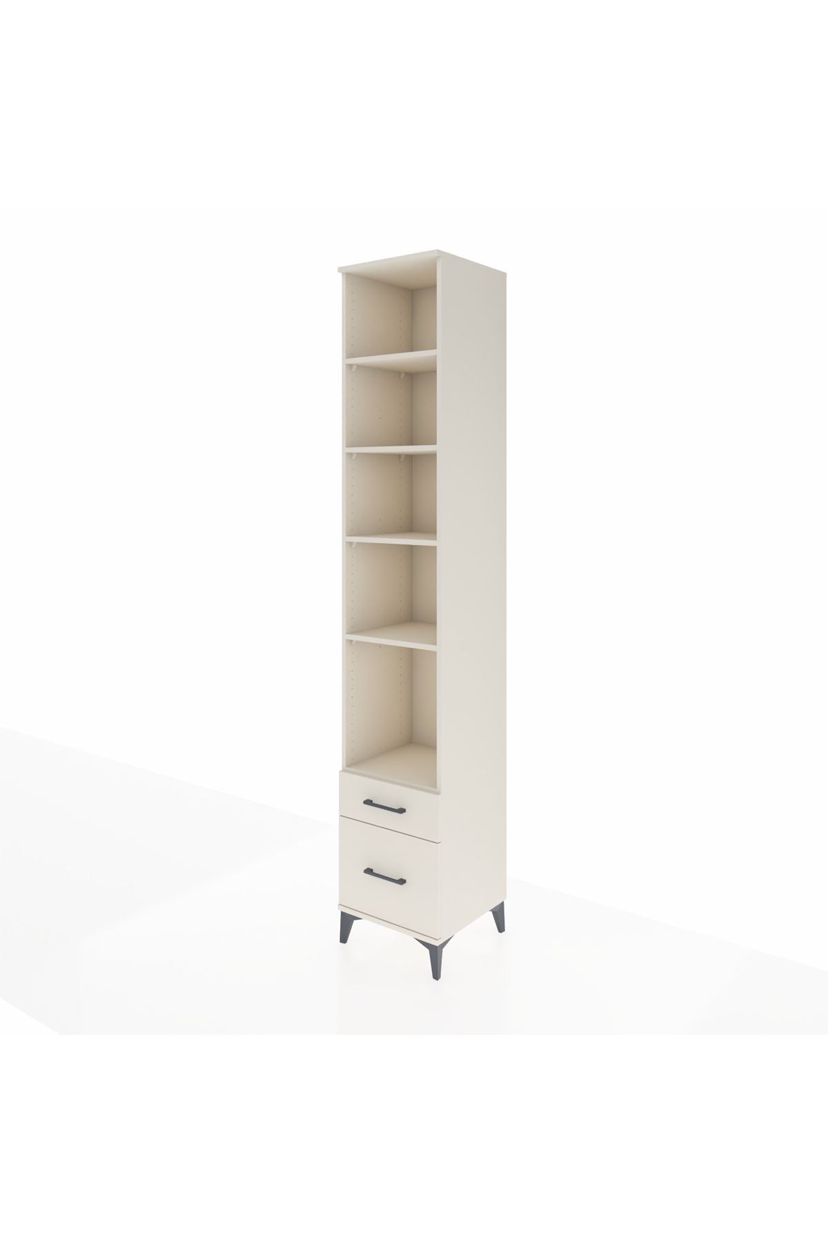 Hyperion Dolap 5 Raflı 2 Çekmeceli 44x44x243 - S64M085V1B