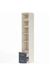 Hyperion Dolap 5 Raflı 2 Çekmeceli 44x44x243 - S64M085V2B