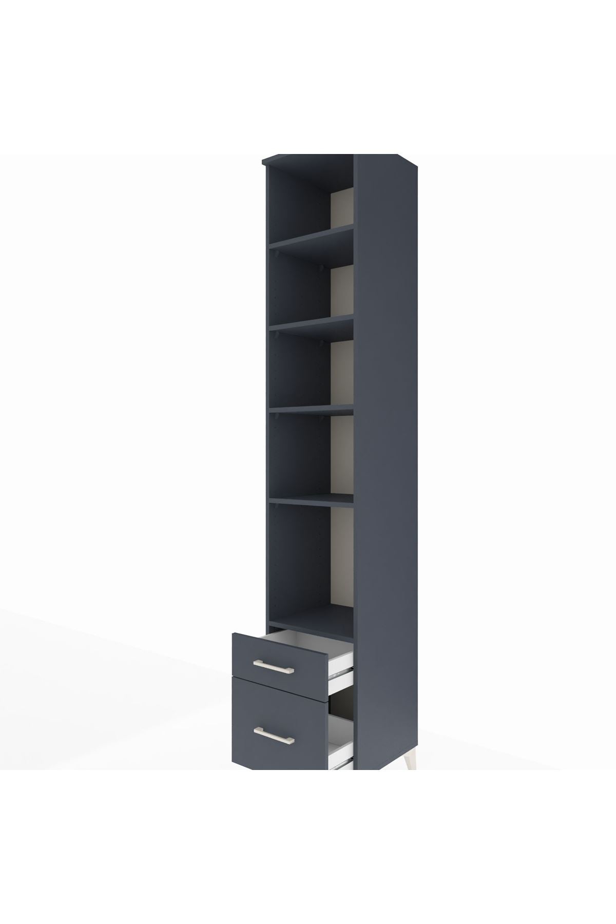 Hyperion Dolap 5 Raflı 2 Çekmeceli 44x44x243 - S64M085V5B