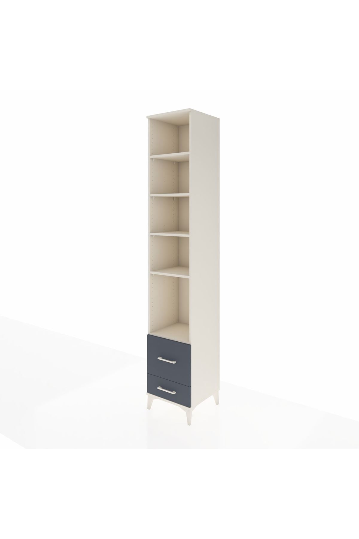 Hyperion Dolap 5 Raflı 2 Çekmeceli 44x44x243 - S64M086V2B