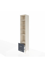 Hyperion Dolap 5 Raflı 2 Çekmeceli 44x44x243 - S64M086V2B
