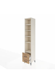 Hyperion Dolap 5 Raflı 2 Çekmeceli 44x44x243 - S64M086V3B