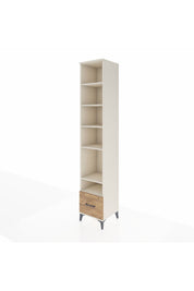 Hyperion Dolap 6 Raflı Tek Çekmeceli 44x44x243 - S64M087V3B