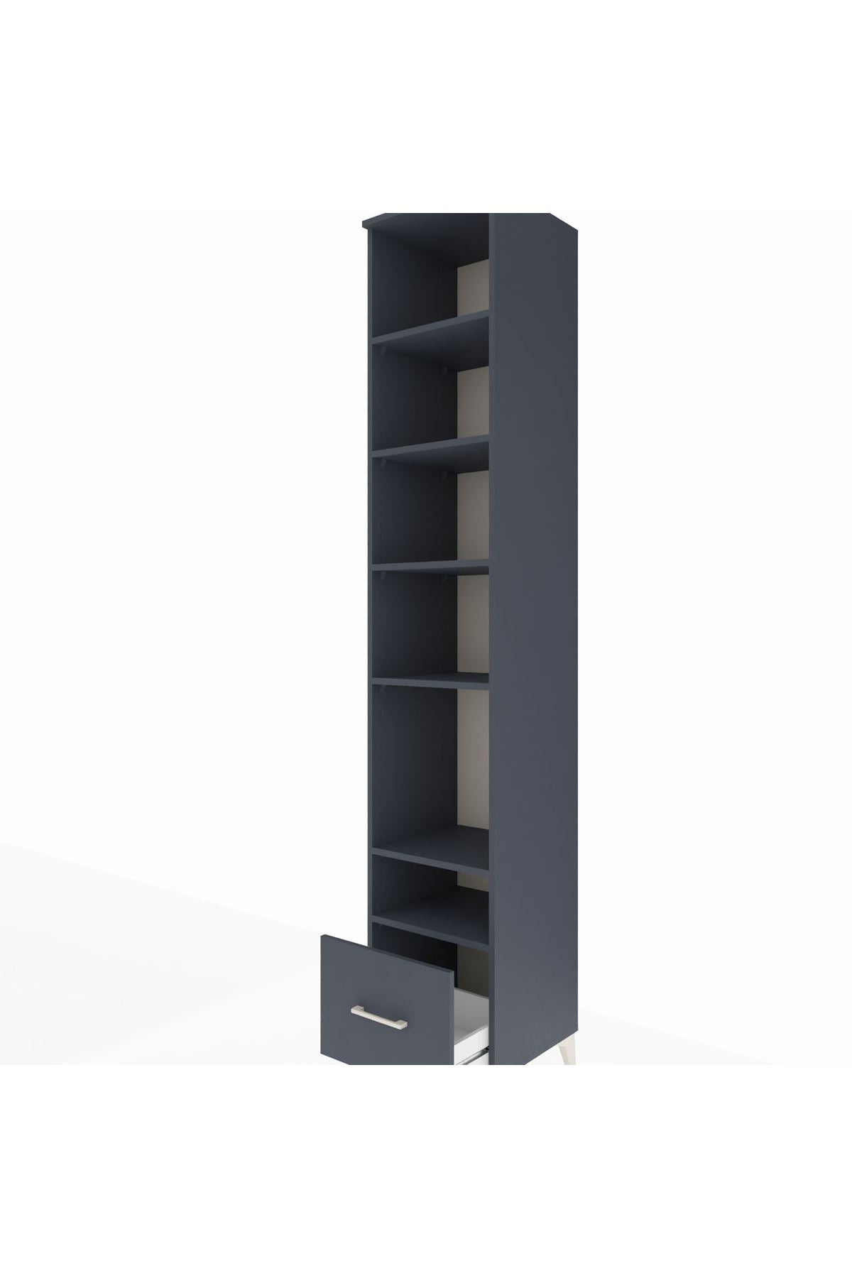 Hyperion Dolap 6 Raflı Tek Çekmeceli 44x44x243 - S64M087V5B