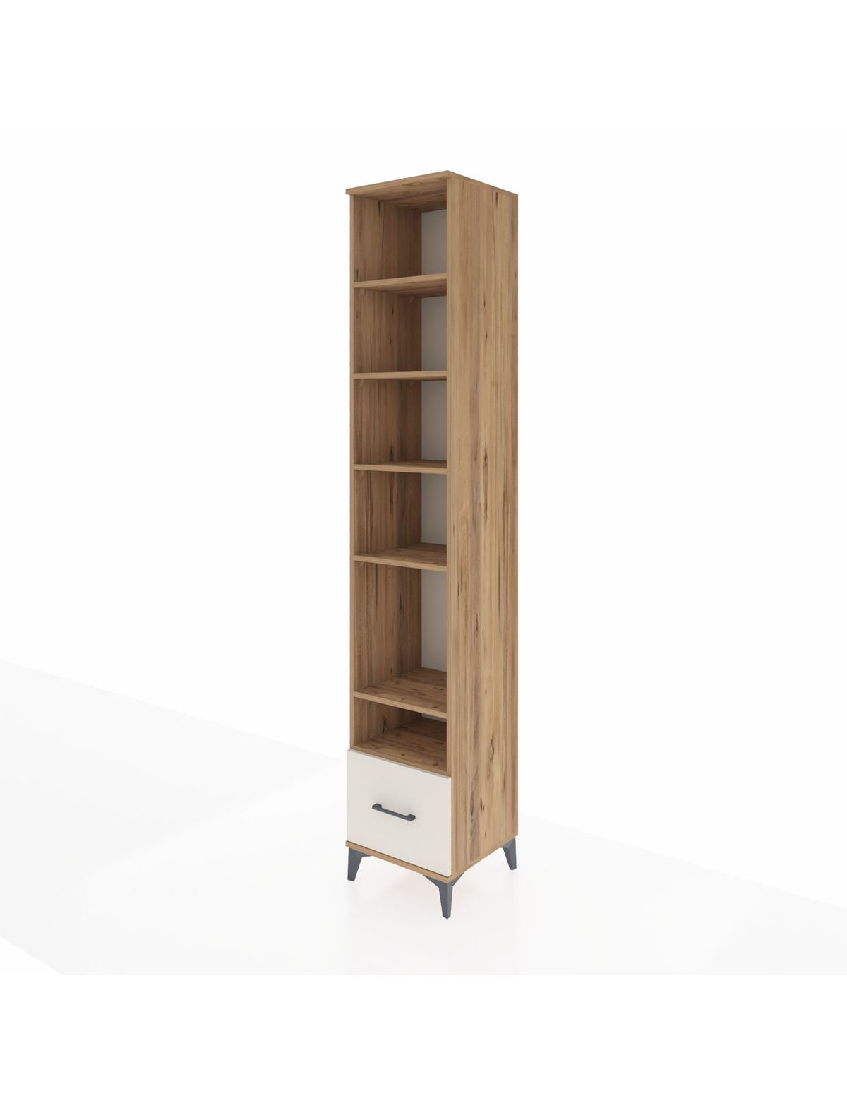 Hyperion Dolap 6 Raflı Tek Çekmeceli 44x44x243 - S64M087V7B