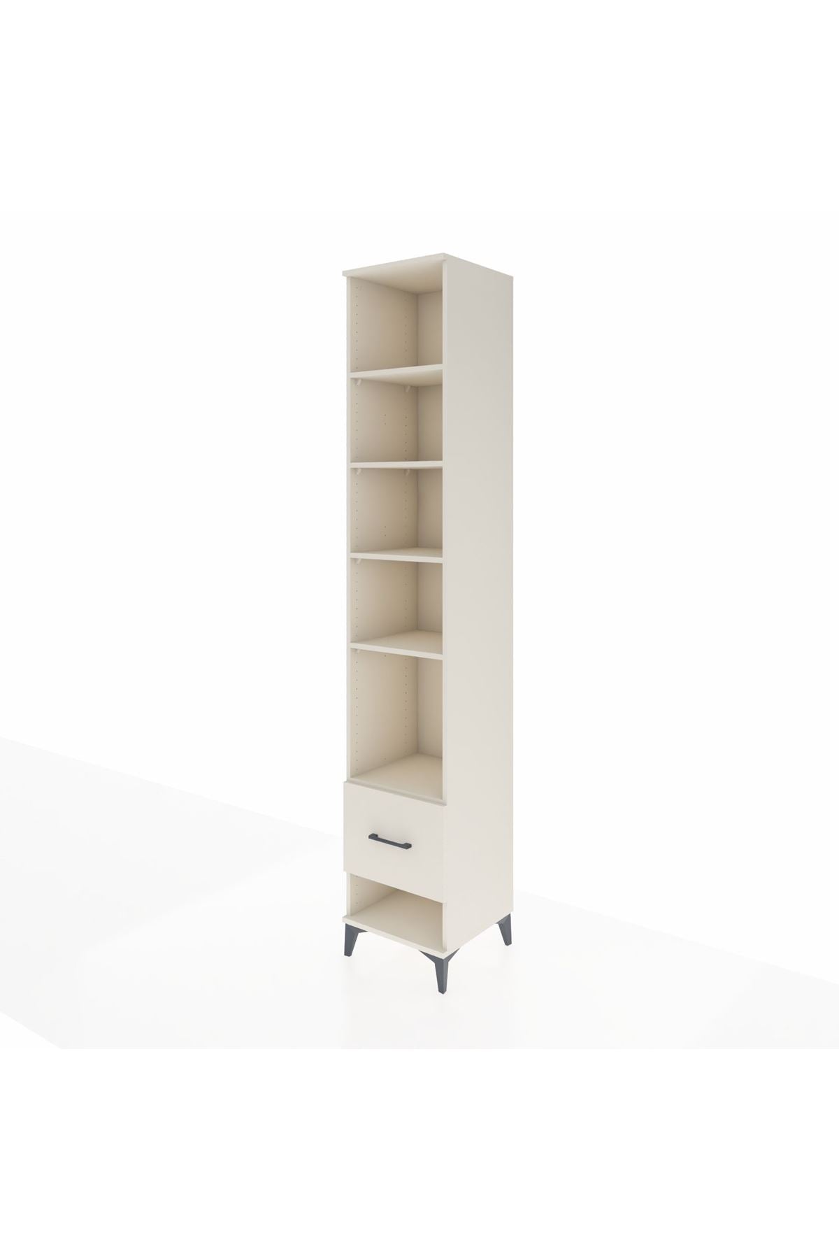 Hyperion Dolap 5 Raflı Tek Çekmeceli 44x44x243 - S64M088V1B