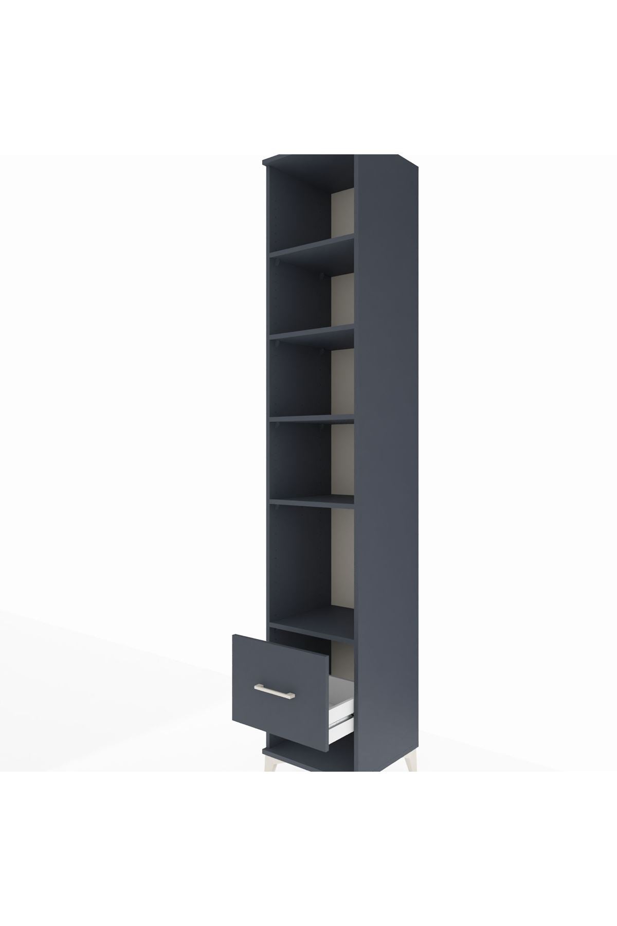 Hyperion Dolap 5 Raflı Tek Çekmeceli 44x44x243 - S64M088V5B