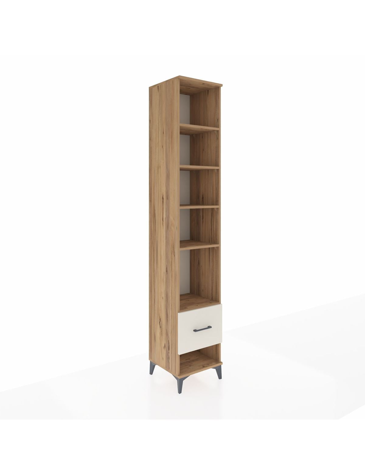 Hyperion Dolap 5 Raflı Tek Çekmeceli 44x44x243 - S64M088V7B