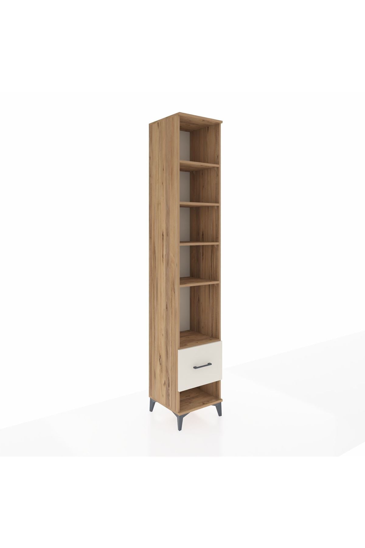 Hyperion Dolap 5 Raflı Tek Çekmeceli 44x44x243 - S64M088V7B