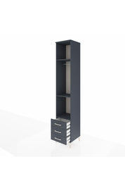 Hyperion Dolap 3 Raflı 3 Çekmeceli Tek Askılı 44x44x243 - S64M089V5B