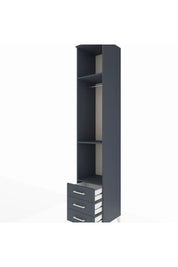 Hyperion Dolap 3 Raflı 3 Çekmeceli Tek Askılı 44x44x243 - S64M089V5B