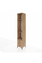Hyperion Dolap 3 Raflı 3 Çekmeceli Tek Askılı 44x44x243 - S64M089V9B