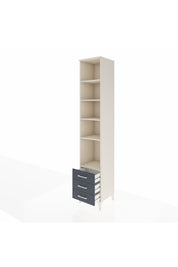 Hyperion Dolap 5 Raflı 3 Çekmeceli 44x44x243 - S64M090V2B