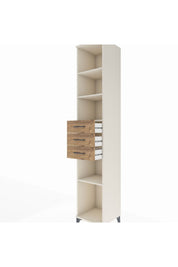 Hyperion Dolap 4 Raflı 3 Çekmeceli 44x44x243 - S64M091V3B