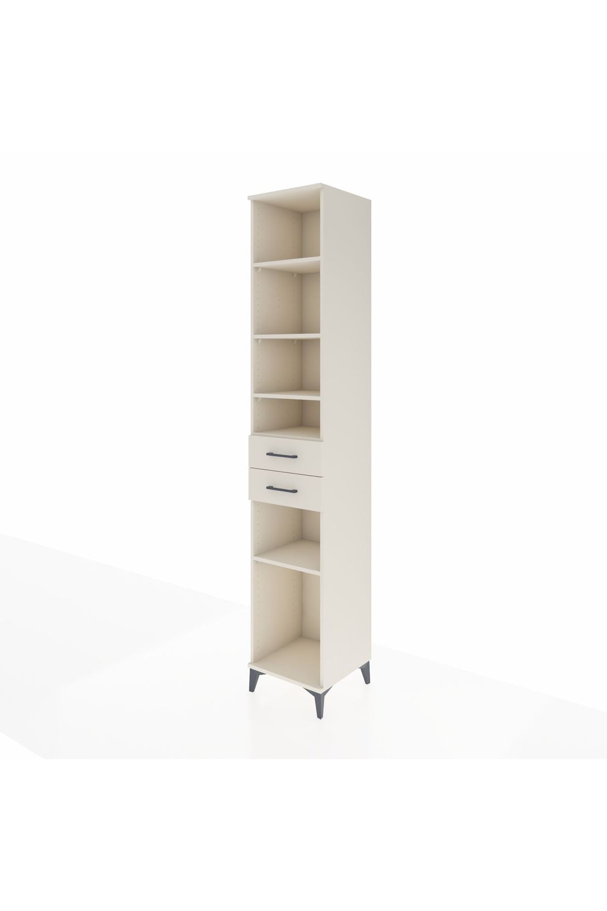 Hyperion Dolap 5 Raflı 2 Çekmeceli 44x44x243 - S64M092V1B