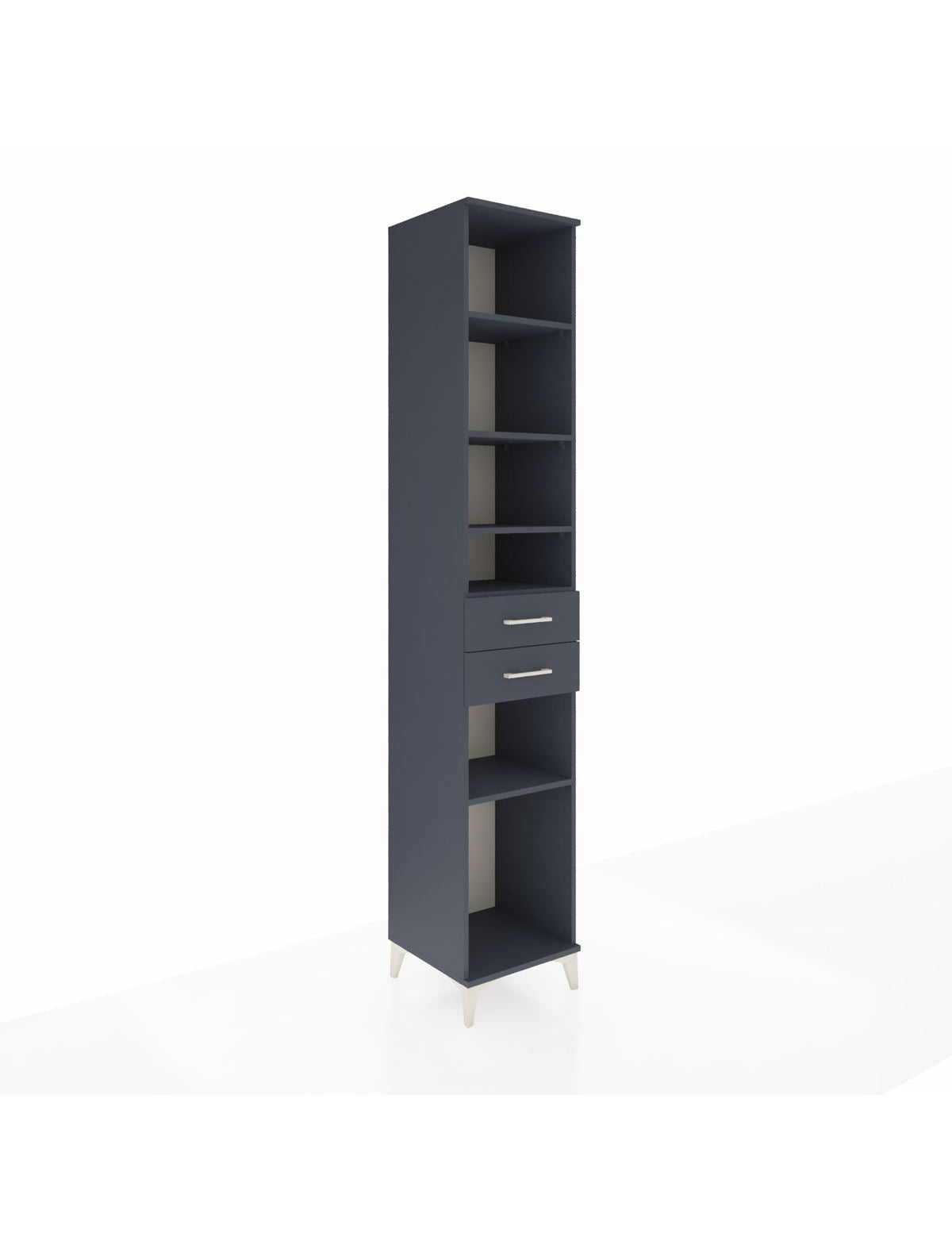 Hyperion Dolap 5 Raflı 2 Çekmeceli 44x44x243 - S64M092V5B