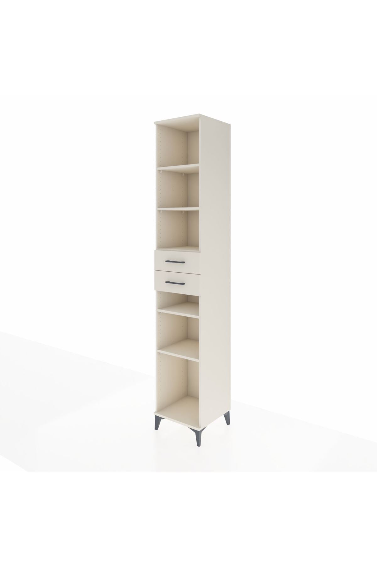 Hyperion Dolap 5 Raflı 2 Çekmeceli 44x44x243 - S64M093V1B