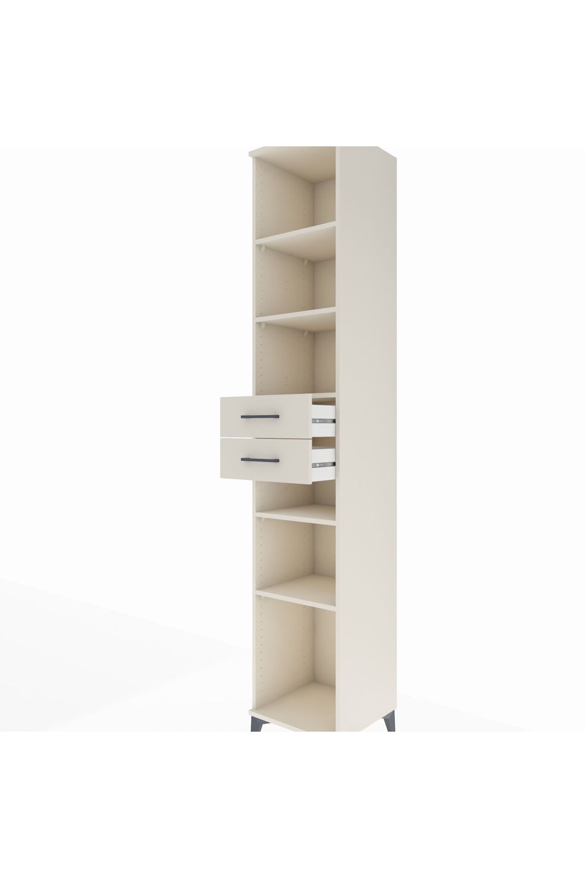 Hyperion Dolap 5 Raflı 2 Çekmeceli 44x44x243 - S64M093V1B