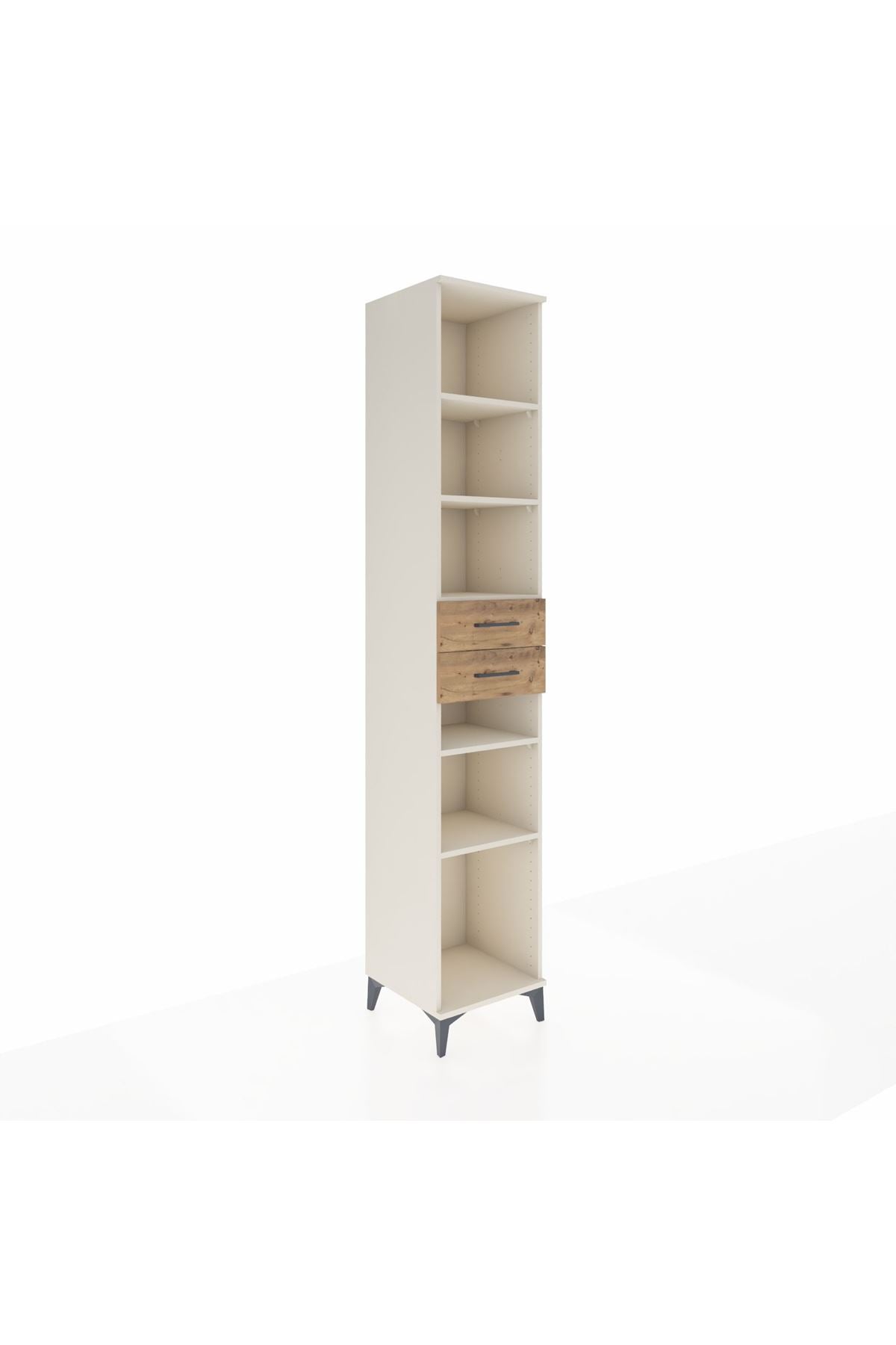 Hyperion Dolap 5 Raflı 2 Çekmeceli 44x44x243 - S64M093V3B