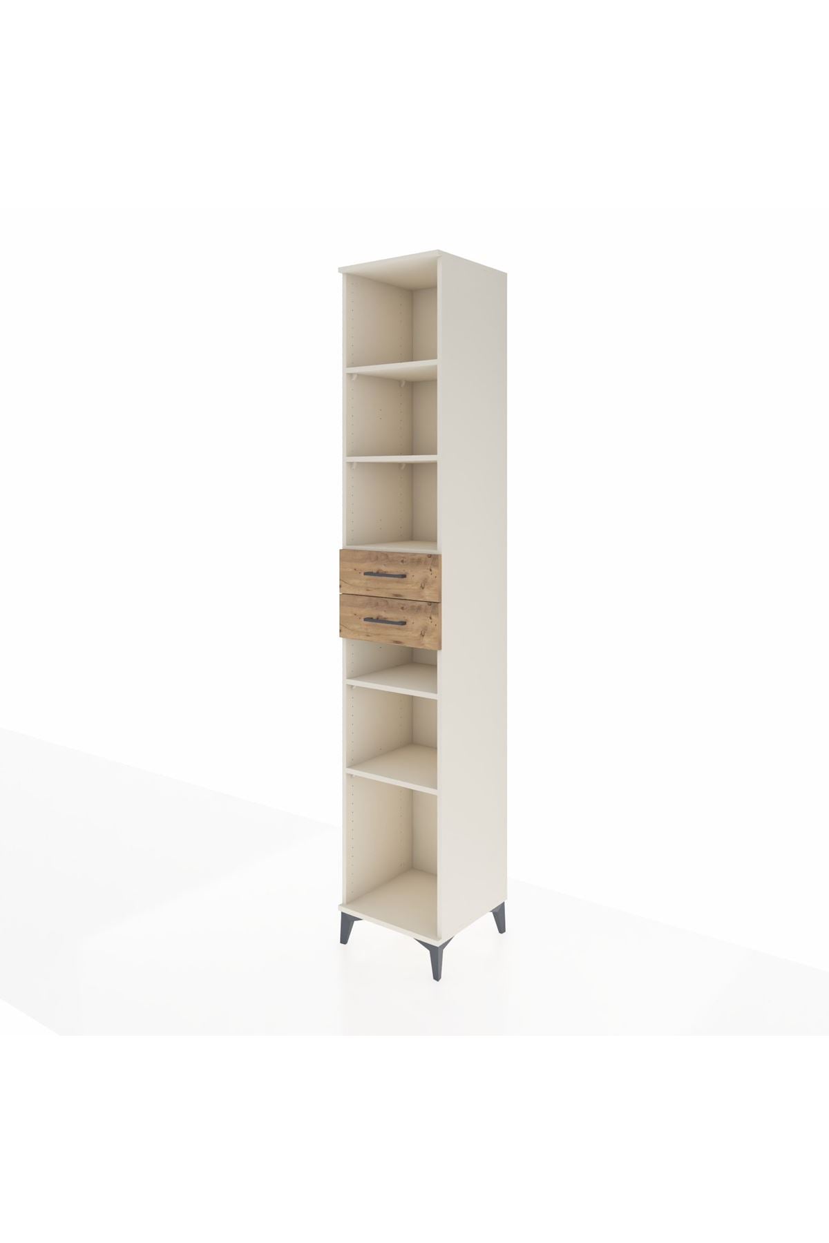 Hyperion Dolap 5 Raflı 2 Çekmeceli 44x44x243 - S64M093V3B