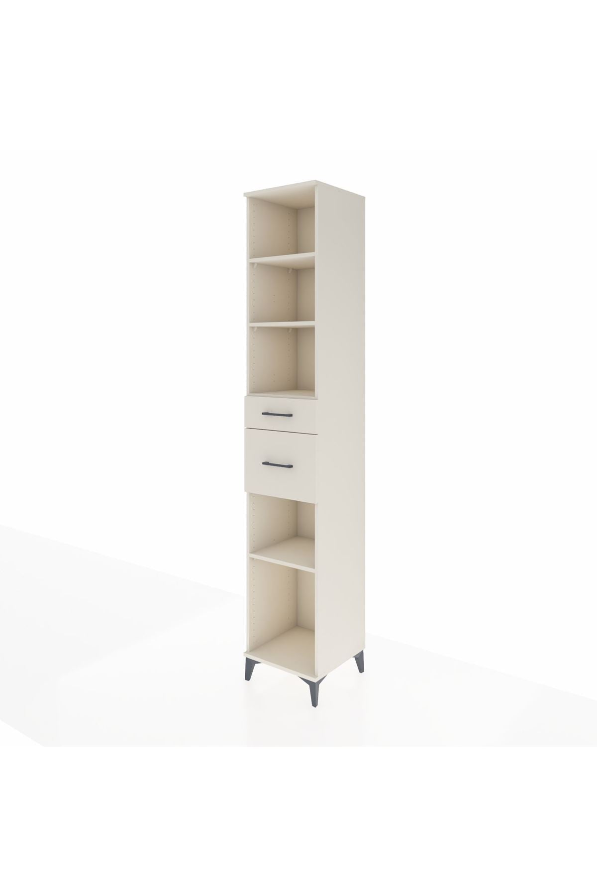 Hyperion Dolap 4 Raflı 2 Çekmeceli 44x44x243 - S64M095V1B