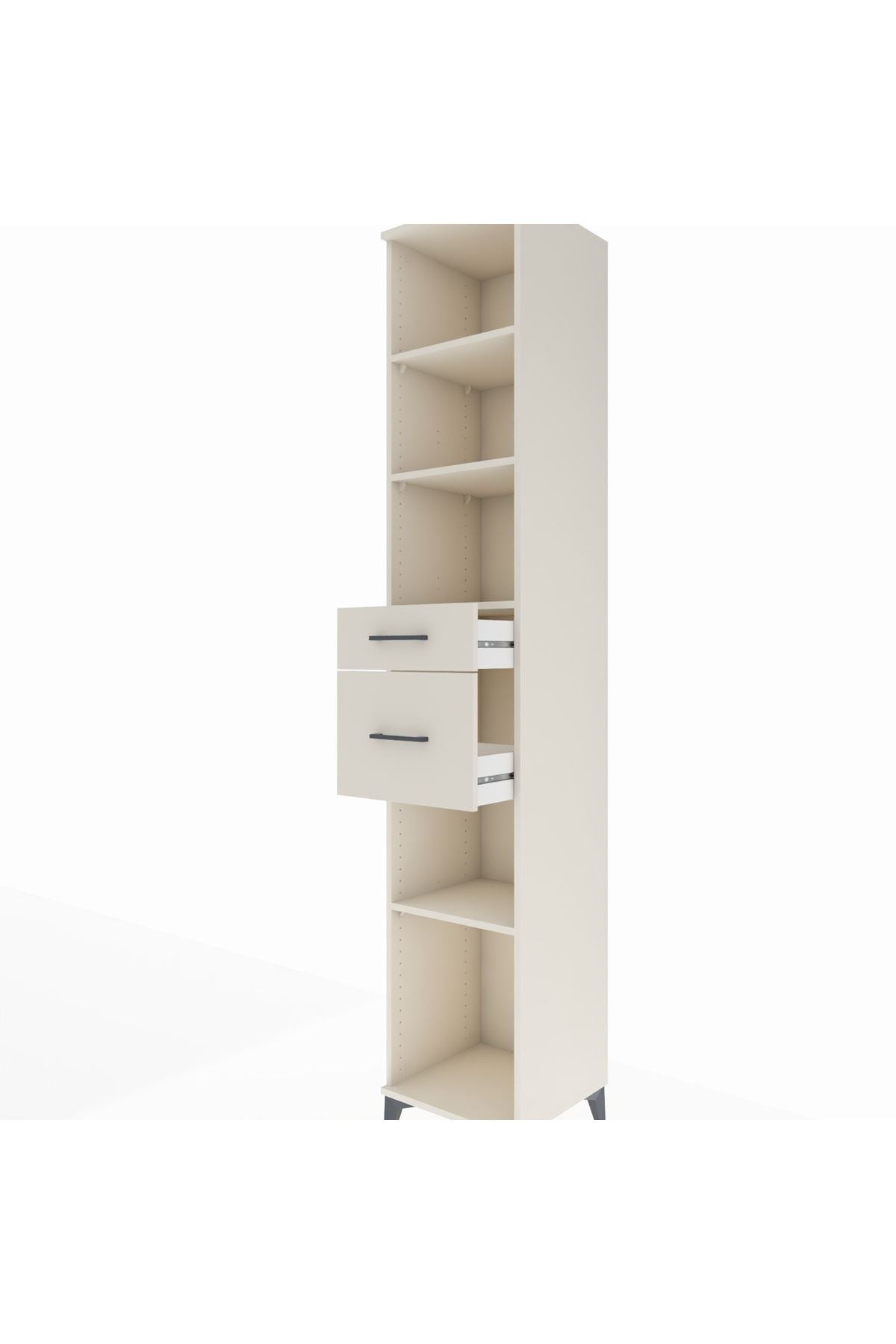 Hyperion Dolap 4 Raflı 2 Çekmeceli 44x44x243 - S64M095V1B