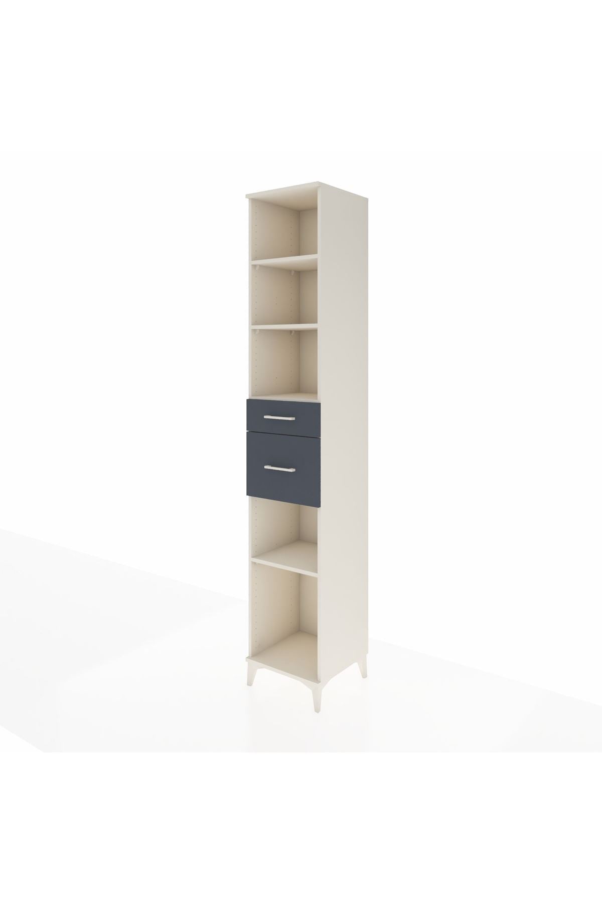 Hyperion Dolap 4 Raflı 2 Çekmeceli 44x44x243 - S64M095V2B