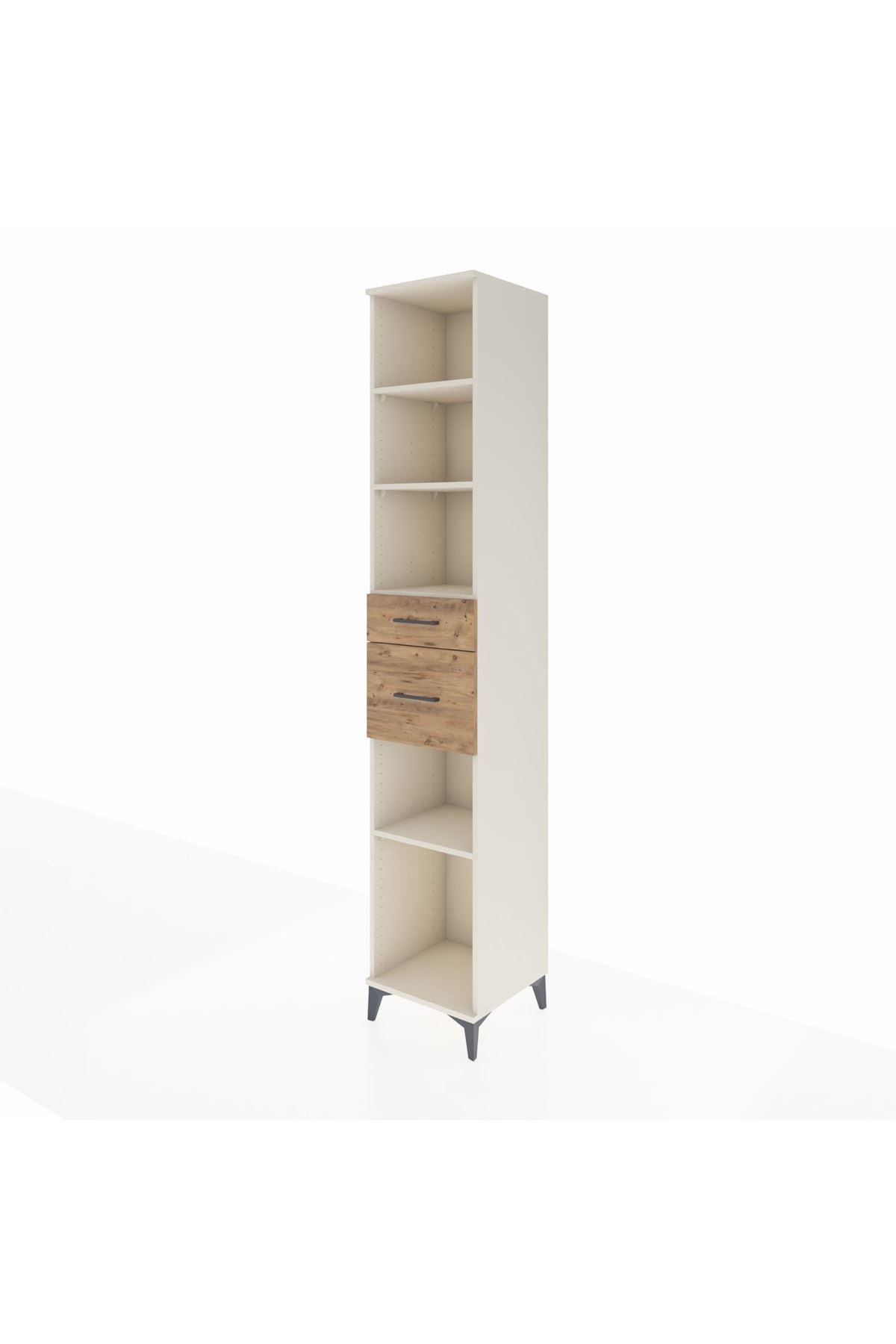 Hyperion Dolap 4 Raflı 2 Çekmeceli 44x44x243 - S64M095V3B