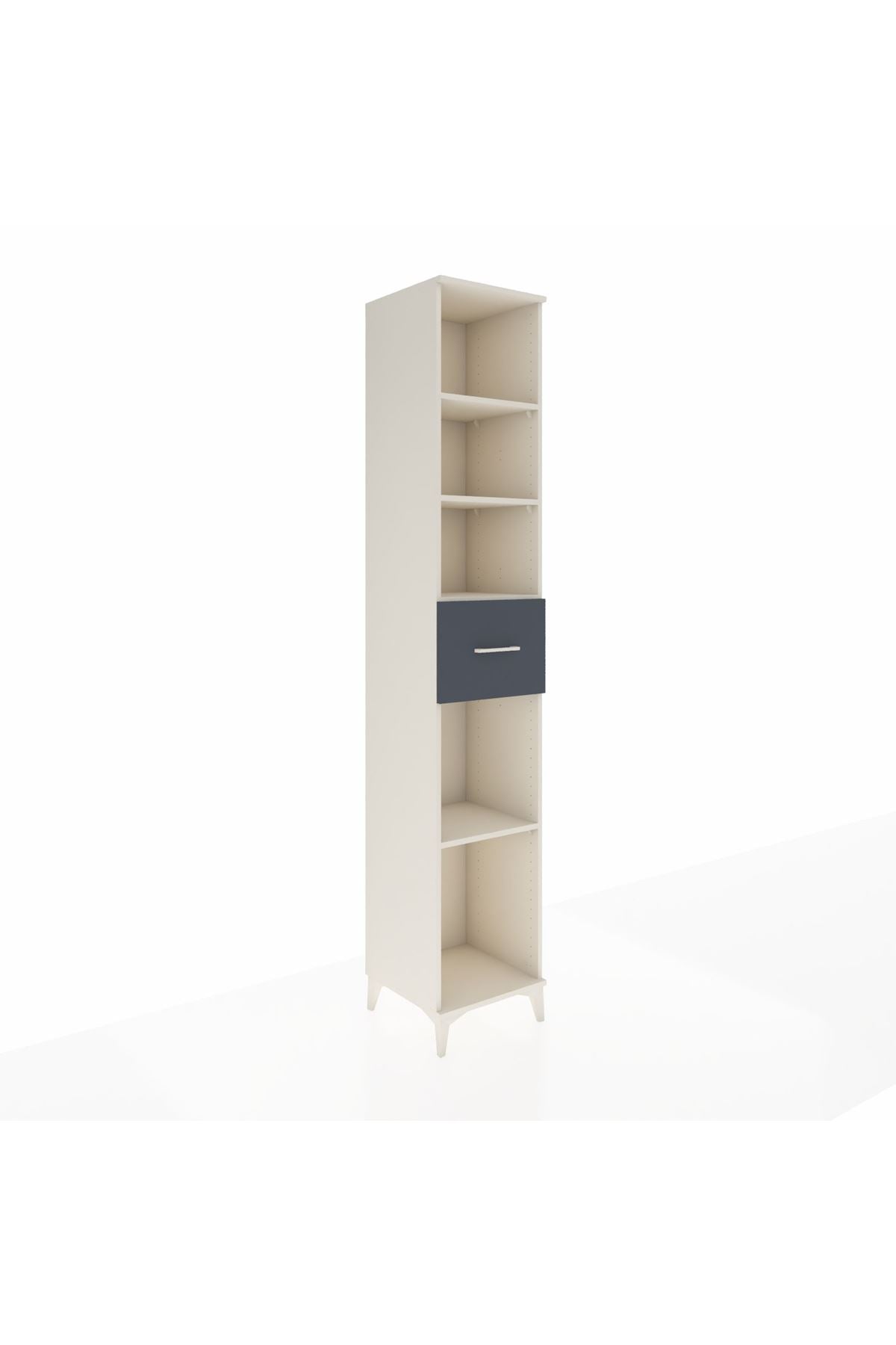 Hyperion Dolap 4 Raflı Tek Çekmeceli 44x44x243 - S64M096V2B