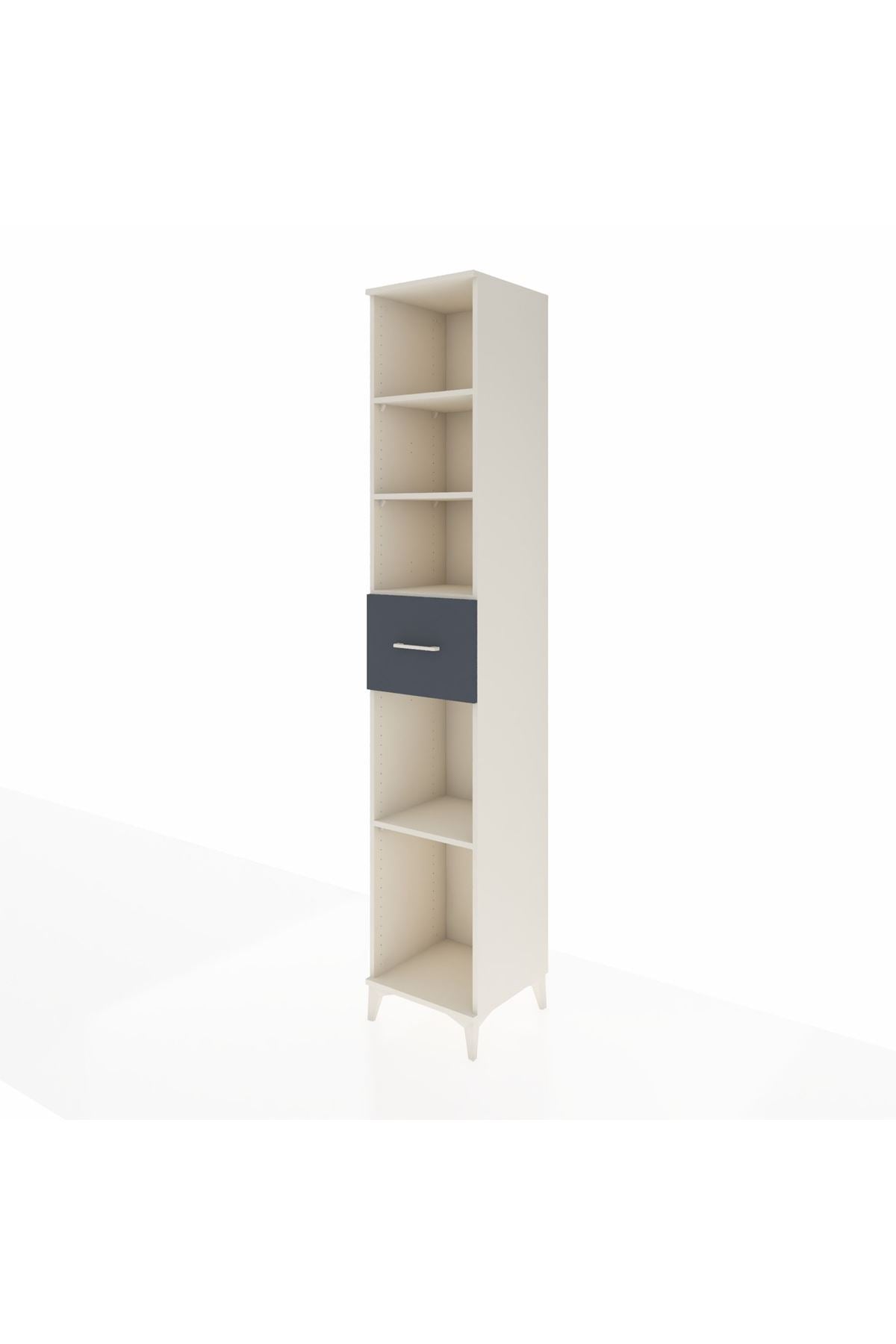 Hyperion Dolap 4 Raflı Tek Çekmeceli 44x44x243 - S64M096V2B