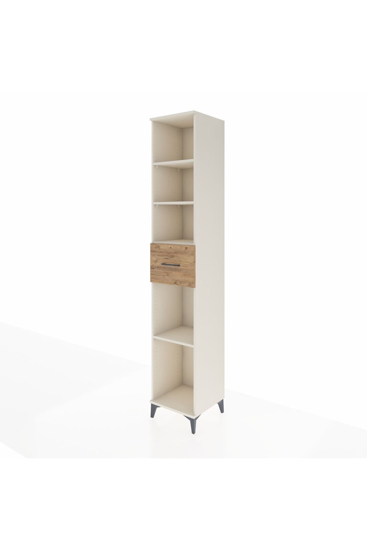 Hyperion Dolap 4 Raflı Tek Çekmeceli 44x44x243 - S64M096V3B