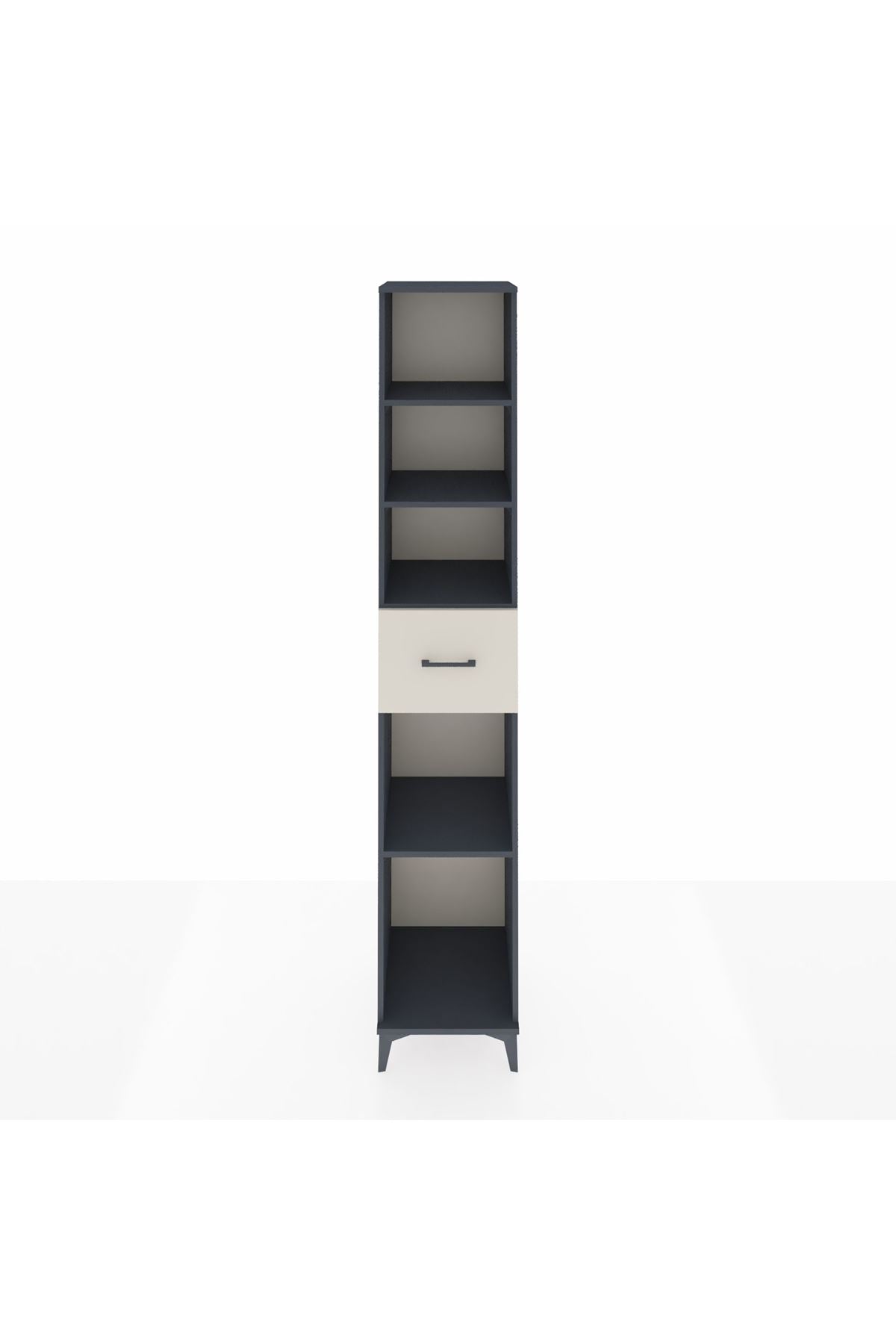 Hyperion Dolap 4 Raflı Tek Çekmeceli 44x44x243 - S64M096V4B