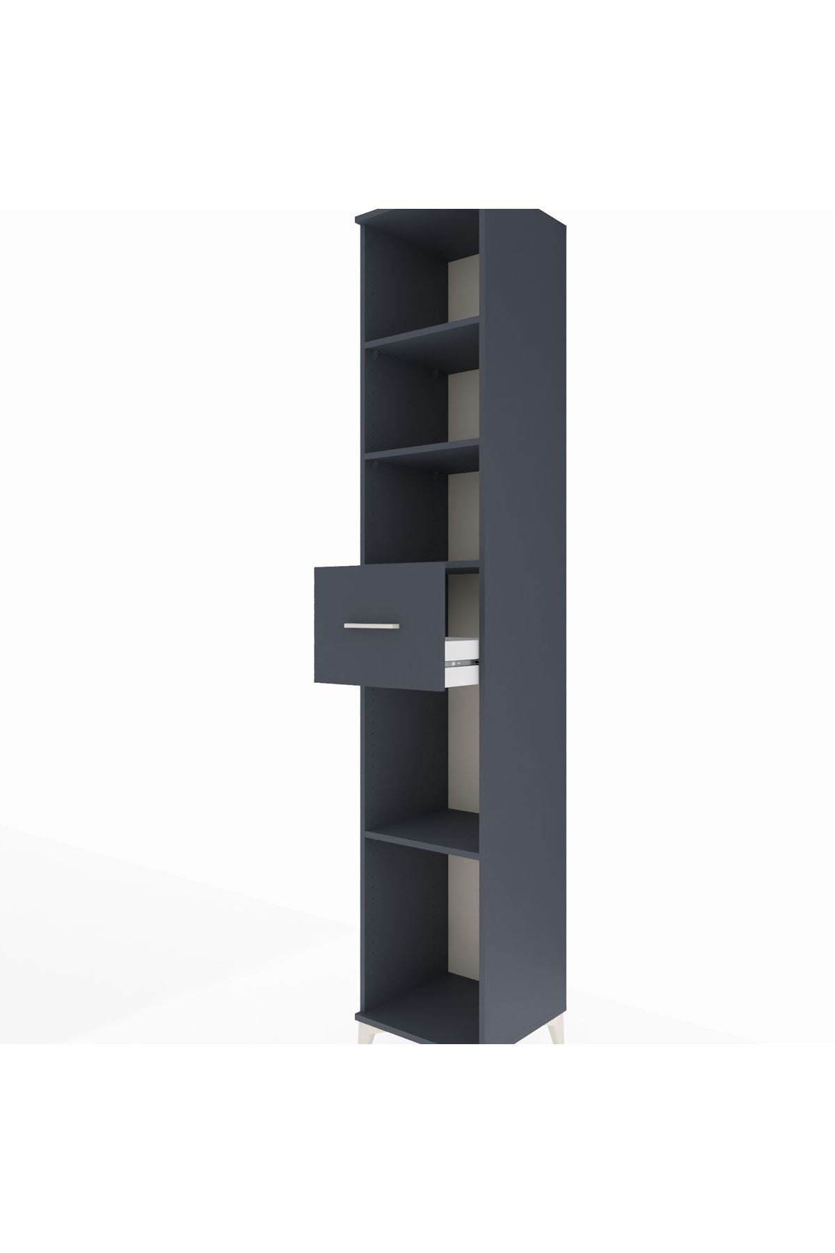 Hyperion Dolap 4 Raflı Tek Çekmeceli 44x44x243 - S64M096V5B