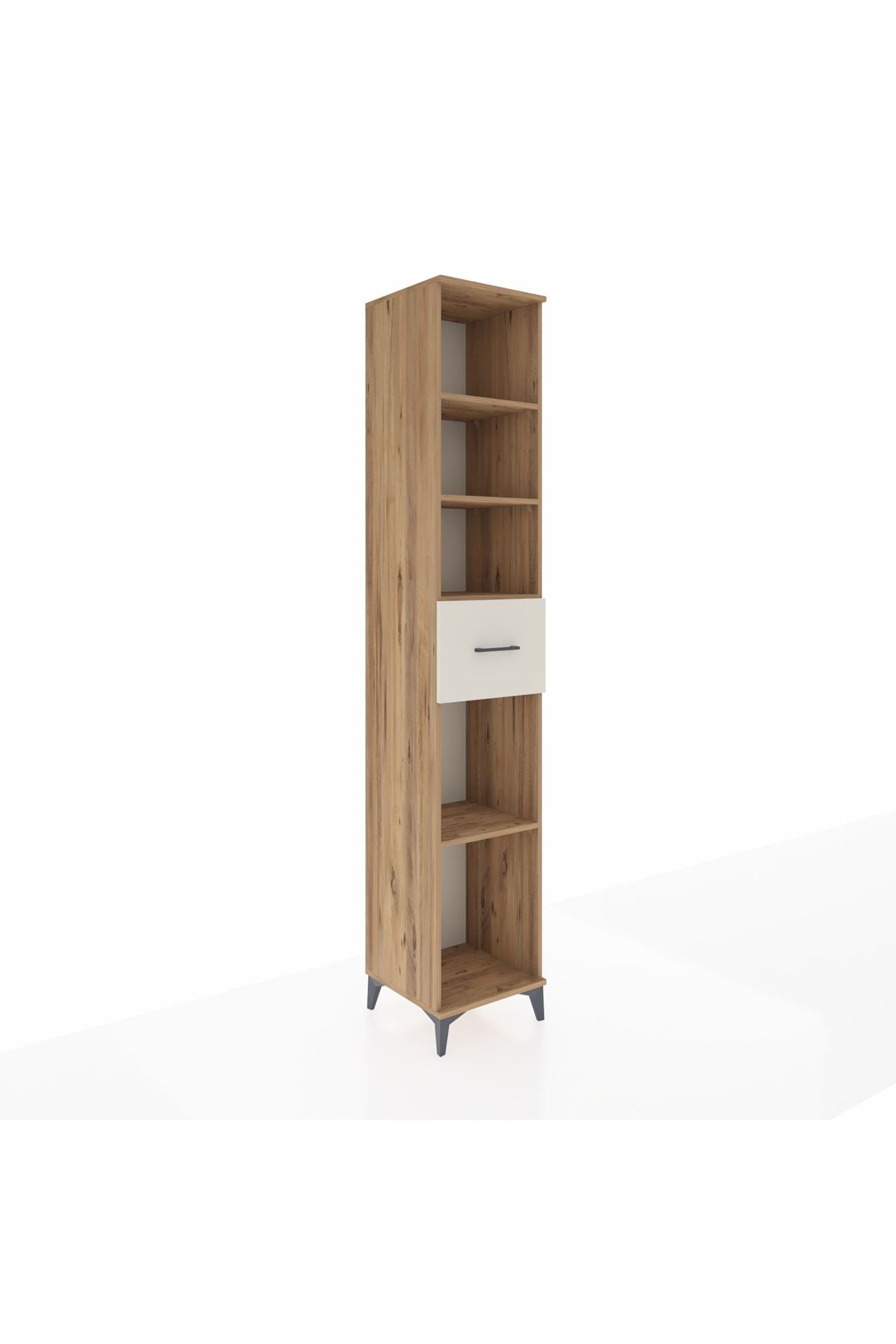 Hyperion Dolap 4 Raflı Tek Çekmeceli 44x44x243 - S64M096V7B